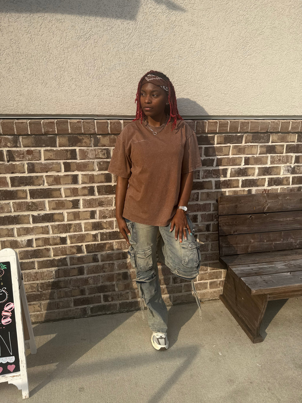 REPENT TEE (BROWN)