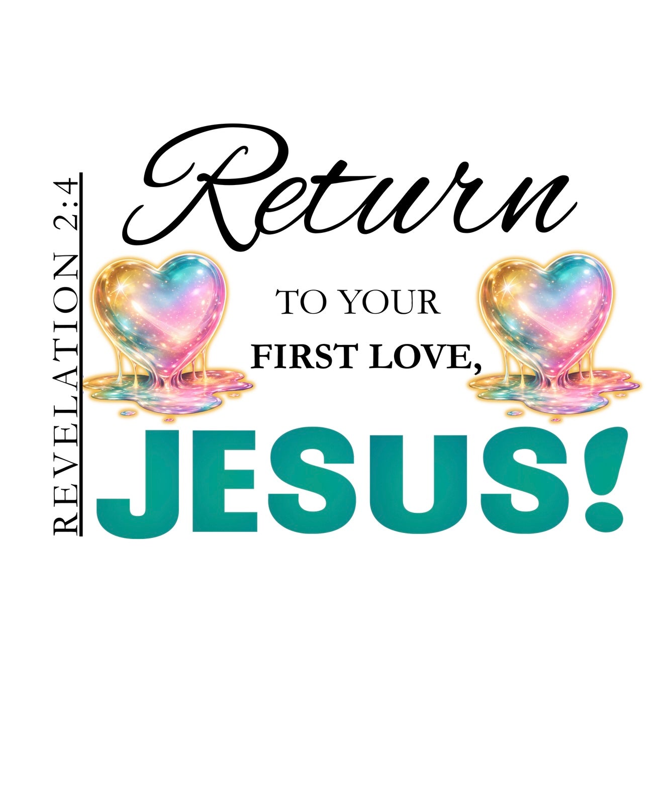 Return to Your First Love Tee – Jesus Edition (PINK)